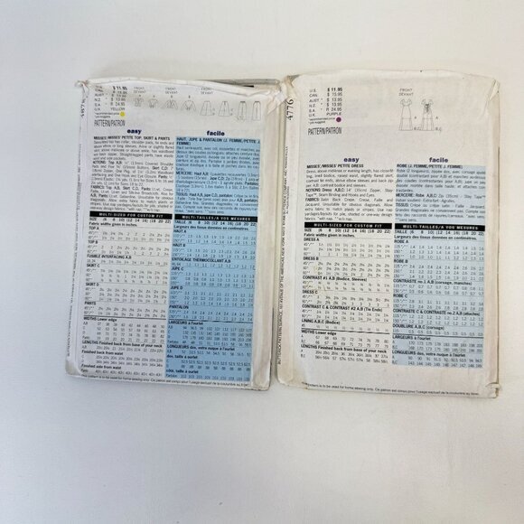 Butterick Vintage‎ Sewing Pattern LOT 4776 4878 - Picture 6 of 6